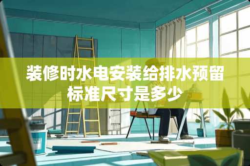 装修时水电安装给排水预留标准尺寸是多少