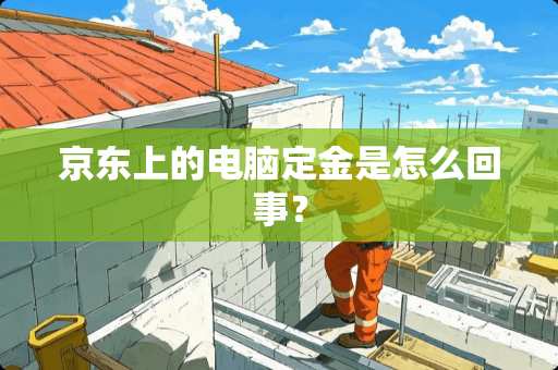 京东上的电脑定金是怎么回事？