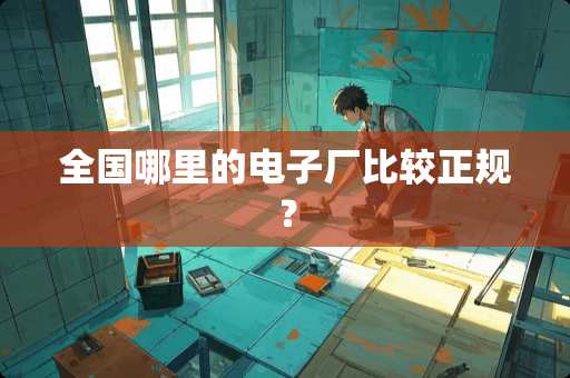 全国哪里的电子厂比较正规? 全国哪里的电子厂比较正规?