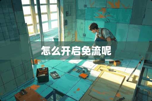 怎么开启免流呢