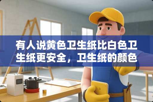 有人说**卫生纸比白色卫生纸更安全，卫生纸的颜色跟安全有关系吗？