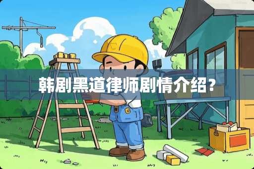 韩剧黑道律师剧情介绍？