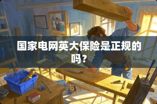 国家电网英大保险是正规的吗？