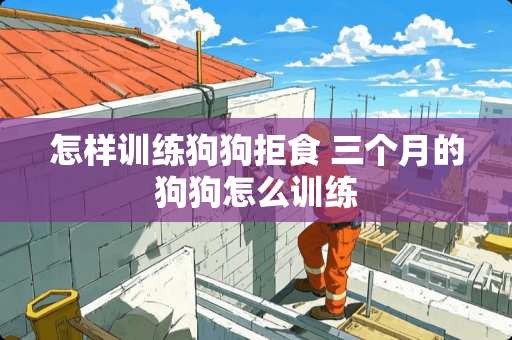 怎样训练狗狗拒食 三个月的狗狗怎么训练