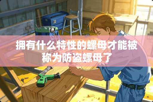 拥有什么特性的螺母才能被称为防盗螺母了