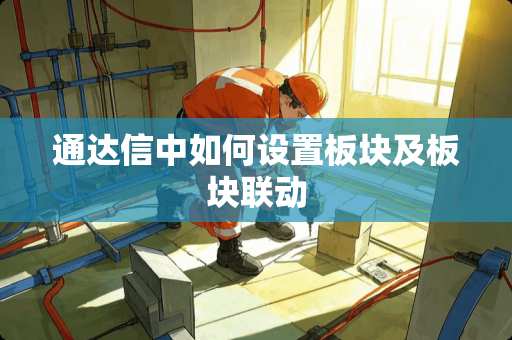 通达信中如何设置板块及板块联动