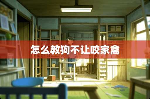 怎么教狗不让咬家禽