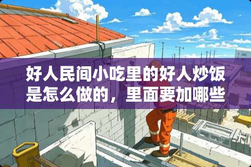 好人民间小吃里的好人炒饭是怎么做的，里面要加哪些东西？（挺多的）？