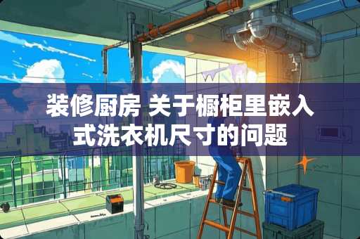 装修厨房 关于橱柜里嵌入式洗衣机尺寸的问题