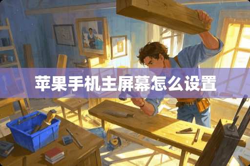 苹果手机主屏幕怎么设置