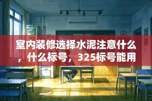 室内装修选择水泥注意什么，什么标号，325标号能用吗？
