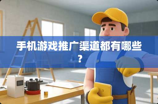 手机游戏推广渠道都有哪些？