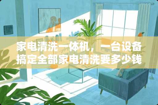 家电清洗一体机，一台设备搞定全部家电清洗要多少钱