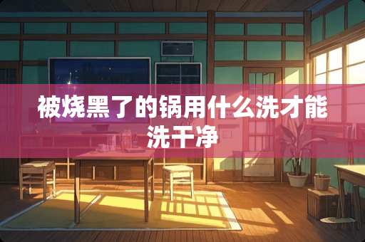 被烧黑了的锅用什么洗才能洗干净