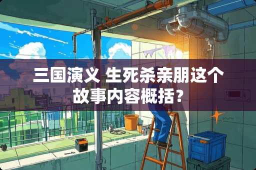 三国演义 生死杀亲朋这个故事内容概括？