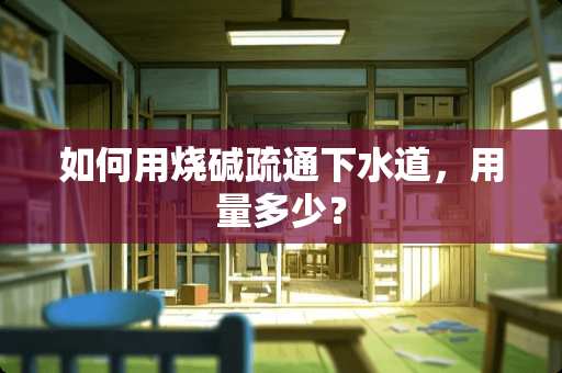 如何用烧碱疏通下水道，用量多少？