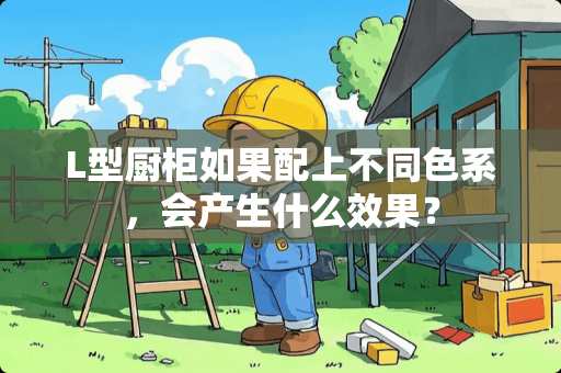 L型厨柜如果配上不同色系，会产生什么效果？