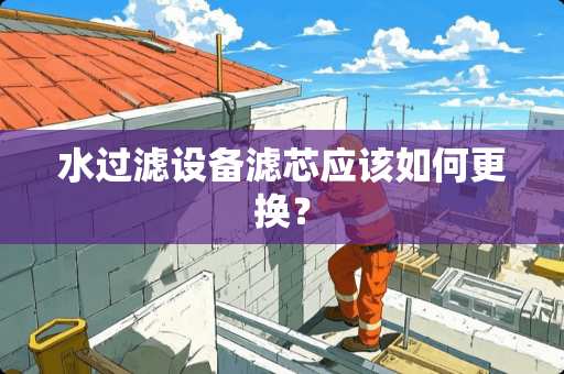 水过滤设备滤芯应该如何更换？