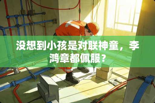 没想到小孩是对联神童，李鸿章都佩服？