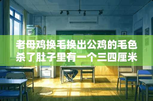 老母鸡换毛换出公鸡的毛色杀了肚子里有一个三四厘米的肉团请问这是什么