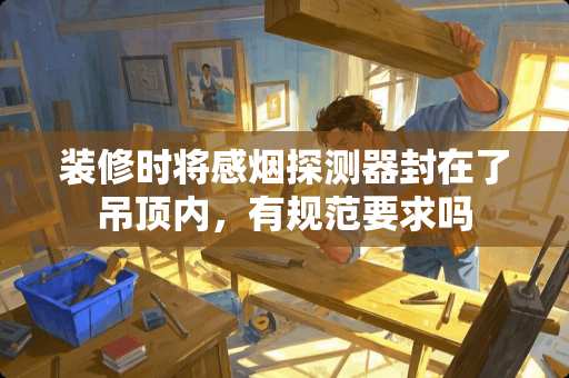 装修时将感烟探测器封在了吊顶内，有规范要求吗