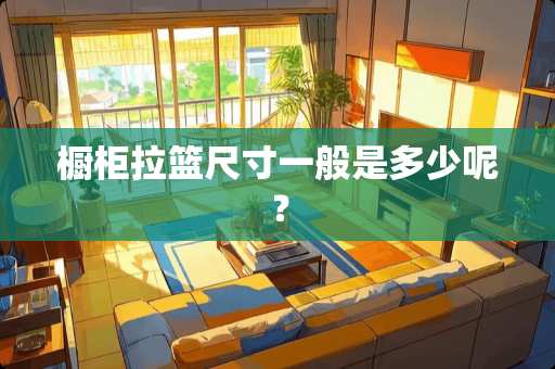 橱柜拉篮尺寸一般是多少呢？