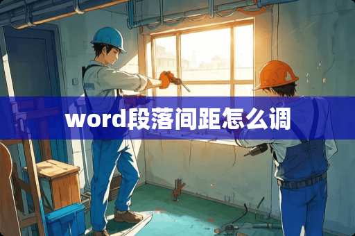 word段落间距怎么调