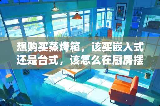 想购买蒸烤箱，该买嵌入式还是台式，该怎么在厨房摆放蒸烤箱呢，求大神们指教下？