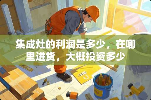 集成灶的利润是多少，在哪里进货，大概投资多少