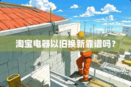 淘宝电器以旧换新靠谱吗？