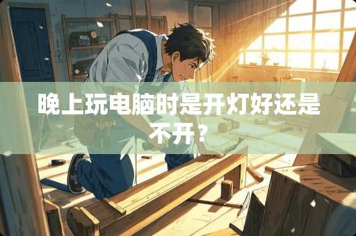晚上玩电脑时是开灯好还是不开？