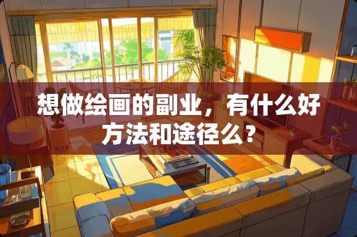 想做绘画的副业，有什么好方法和途径么？