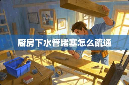 厨房下水管堵塞怎么疏通