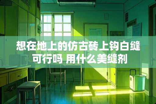 想在地上的仿古砖上钩白缝 可行吗 用什么美缝剂