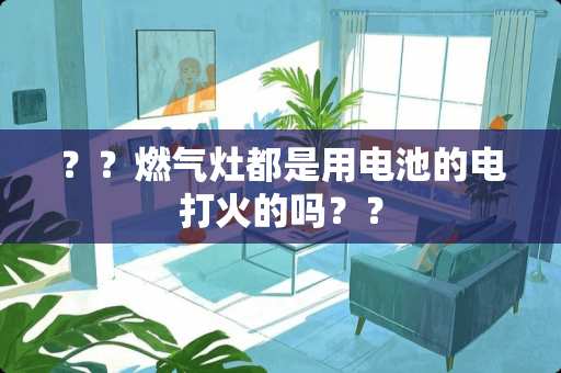 ？？燃气灶都是用电池的电打火的吗？？