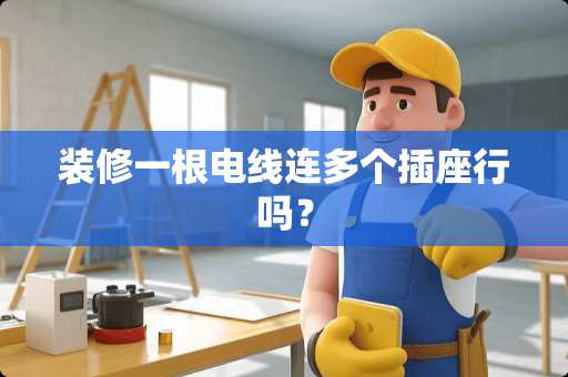 装修一根电线连多个插座行吗？