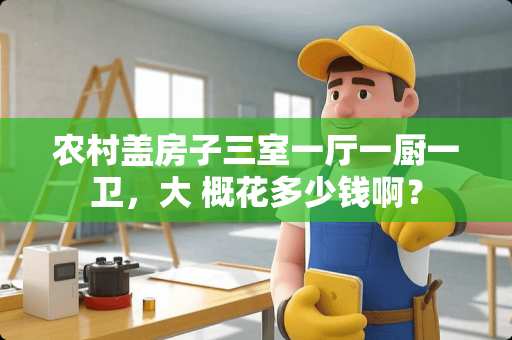 农村盖房子三室一厅一厨一卫，大 概花多少钱啊？