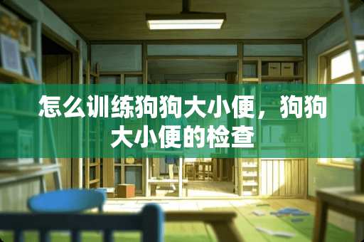 怎么训练狗狗大小便，狗狗大小便的检查