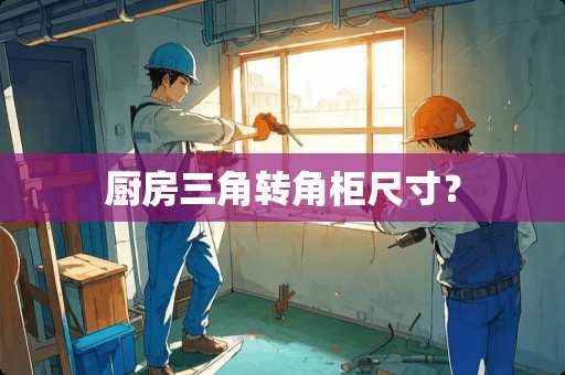 厨房三角转角柜尺寸？