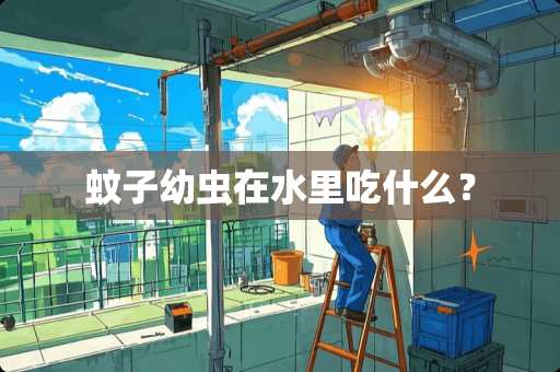 蚊子幼虫在水里吃什么？