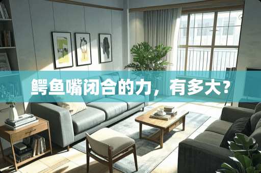 鳄鱼嘴闭合的力，有多大？