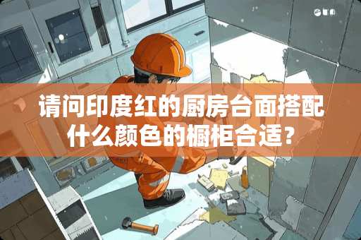 请问印度红的厨房台面搭配什么颜色的橱柜合适？