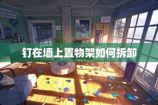 钉在墙上置物架如何拆卸
