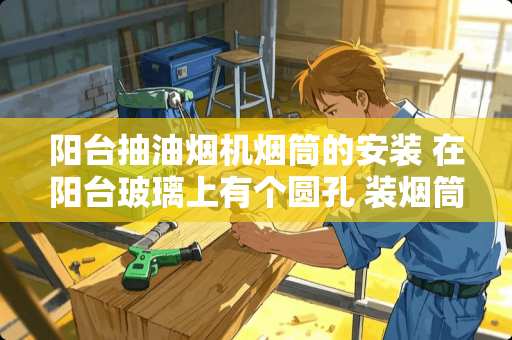 阳台抽油烟机烟筒的安装 在阳台玻璃上有个圆孔 装烟筒的 但是烟筒要怎么固定上？