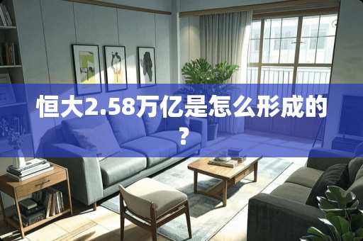 恒大2.58万亿是怎么形成的？