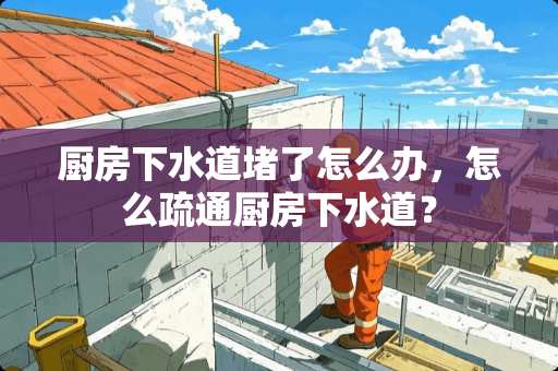 厨房下水道堵了怎么办，怎么疏通厨房下水道？