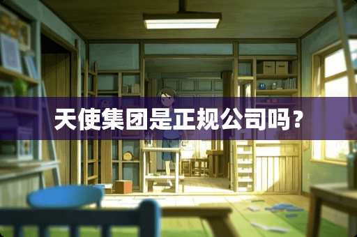 天使集团是正规公司吗？