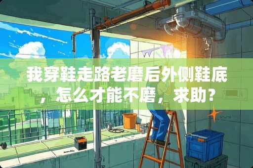 我穿鞋走路老磨后外侧鞋底，怎么才能不磨，求助？