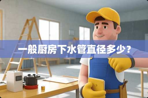 一般厨房下水管直径多少？