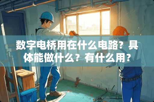 数字电桥用在什么电路？具体能做什么？有什么用？